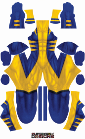 Wolverine Printed Spandex Lycra Costume Wolverine Printed Spandex Lycra Costume