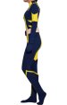 X-men Wolverine Yellow and Navy Spandex Lycra Costume