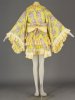 Yellow Sakula Pattern Kimono Style Cosplay Dress 14G