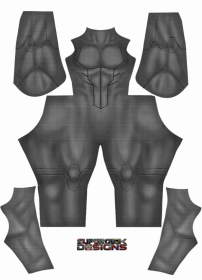 Young Justice B-guy No Emblem Printed Spandex Lycra Costume