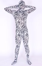 Zebra Lycra Spandex Full Body Zentai Suit Zebra Lycra Spandex Full Body Zentai Suit