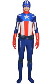 Zentai Suit Inspired by Captain American