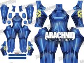 Zero Suit Samus Navy Dye-Sub Spandex Lycra Costume