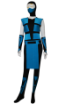 Zub Zero Costume | Blue and Black Spandex Lycra Catsuit