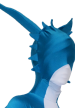 Zyuden Sentai Kyoryuger | Blue and White Spandex Lycra Zentai Costume