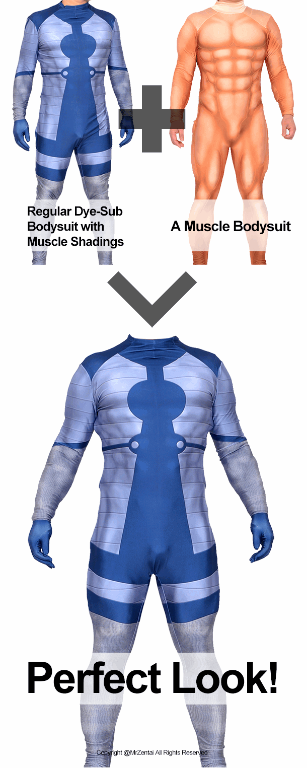 Standard Muscle Suit (provides a nice athletic tone)